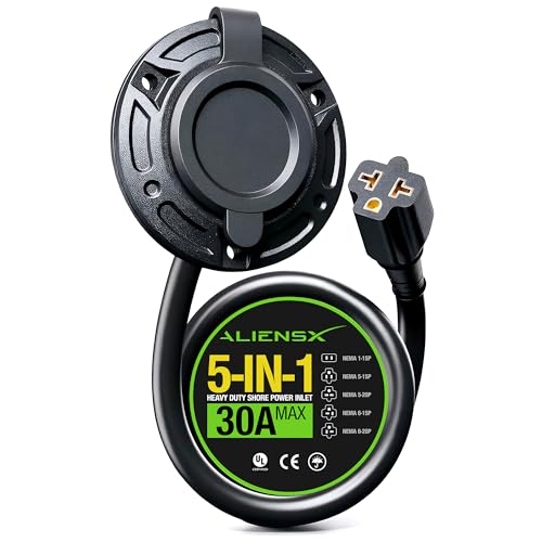 ALIENSX 5-in-1 RV Shore Power Outlet