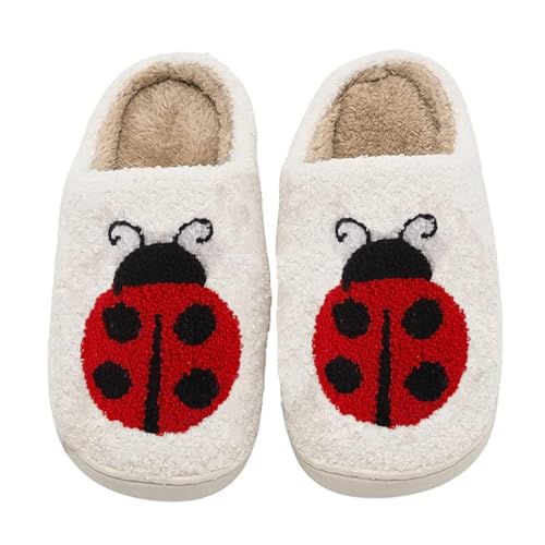 Dachshund Dog Slippers For Women Men Cute Animal Cartoon Ladybug Butterfly Cat Slippers Slides Memory Foam Slip On House Shoes