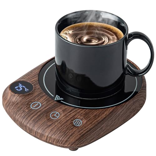 MYMULIKE Mug Warmer, Coffee Mug Warmer for Desk with 4 Temperature Settings...