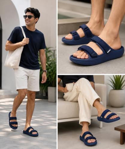 Image of KOBURG Nexa Pro Sandals for Men| Durable| Lightweight| Daily|Stylish l Comfortable|Antiskid|Easy to Clean Sandals| Extra Soft Slide|EVA Sole KS-264
