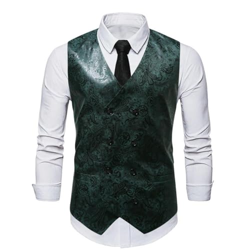 Chaleco jacquard brillante hombre FOLKFOLD traje aburrido boda