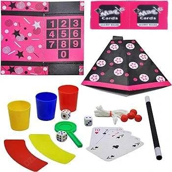 Image of DZLING 70 Tricks Magic Kit for Kids - Learn the Art of Magic with Cups, Cards, Rope & Wand | Beginner Magic Set | Educational Magic Toy | Magic Game Set for Boys & Girls 8+ Years (Magic 70)