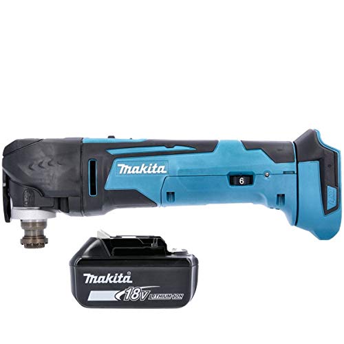 Makita DTM51Z 18v Multitool LXT Keyless Blade Change + 1 x 5.0 Ah Battery