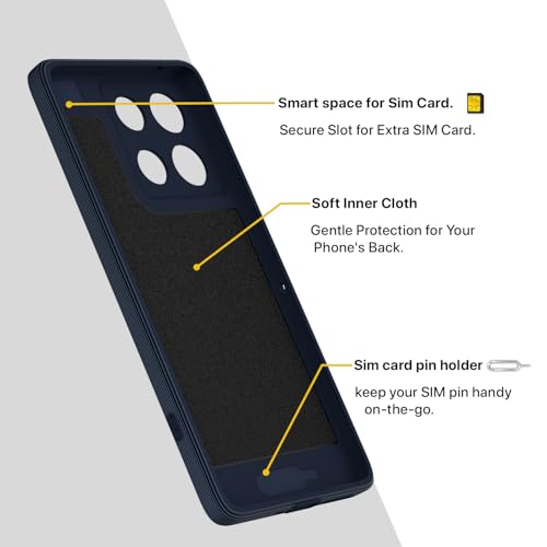 Image of Pikkme Back Cover for Motorola Moto G86 Power 5G Soft Matte Silicone Mag-Safe Design (Mag-Safe Not Support) Camera Protection | Slim Fit Bumper Cover (Blue)