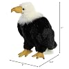 Aurora Playful Wild Life Regal Eagle Stuffed Animal - Comforting Companion - Imaginative Play - Black 10.5 Inches