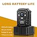CammPro I826 1296P HD Police Body Camera,128G Memory,Waterproof Body Worn Camera,Premium Portable Body Camera with Audio Recording Wearable,Night Vision,GPS for Law Enforcement