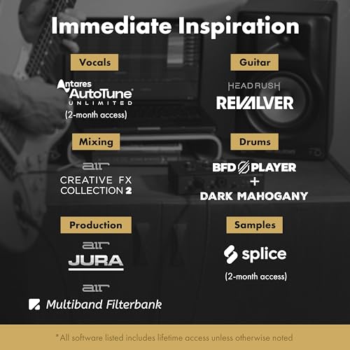 m-audio m-track duo hd audio interface 24bit 192khz for recording streaming podcasting with usb-c 2 xlr trs inputs 2 trs outputs software suite