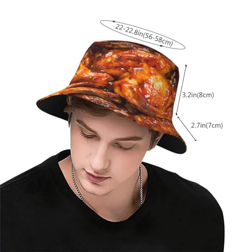 Roast Potato Bucket Hat Unisex Fisherman Hats Summer Sun Cap Outdoor Travel Beach for Women and Men3