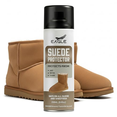 Eagle Suede & Nubuck Protector Spray 250mL – Waterproofing Spray Compatible with UGG Boots &...