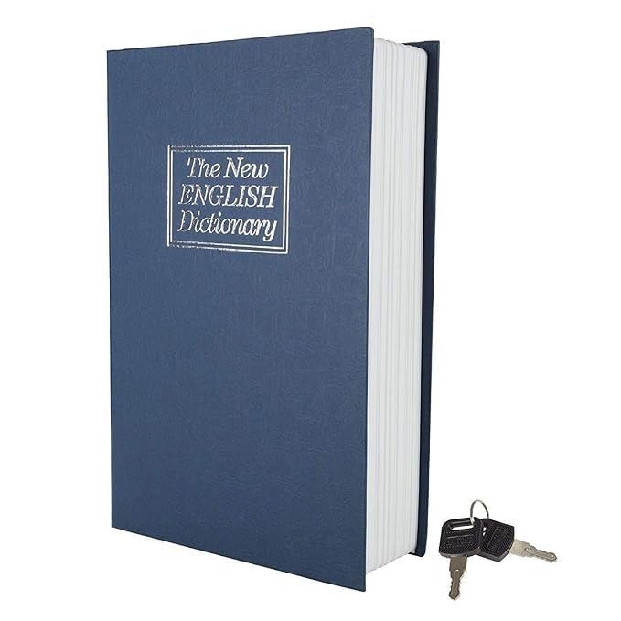 Clefairy Book Safe Storage Box English Dictionary Faux Book Dictionary Diversion Book Safe for Storing Money Jewelry Passport-image-14
