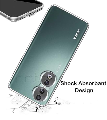 Image of Soft Silicone TPU Back Cover Compatible with Honor 90 5G, Transparent