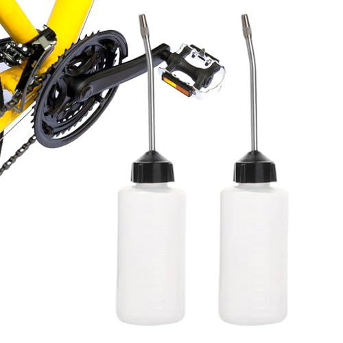 Generisch Engrasador de precisión - 2 botellas de grasa para máquina de coser, 120 ml, punta de precisión, para motor eléctrico, turbina, , manualidades domésticas