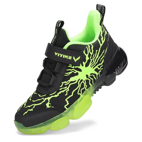 Image of VITUOFLY Boys Girls Sneakers Kids Mesh Lightweight Running Tennis Shoes
