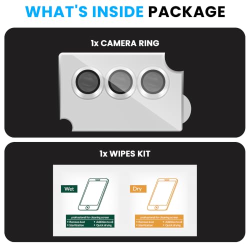 Image of ArmourPro Camera Lens Protector for Samsung Galaxy Z Fold 8 Ultra with Auto Alignment Installation Frame, AR+AF Coated Tempered Glass Camera Rings, Anti-Scratch, Case Friendly | Silver