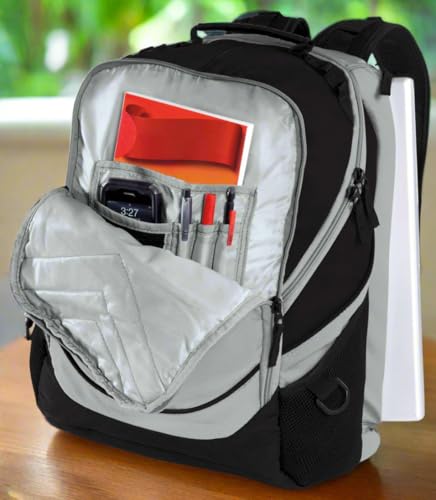 Image of Broad Bay University of Central Florida Backpack | Official UCF Logo, Padded Laptop Computer Section, Premium 600 Denier Nylon Fabric,