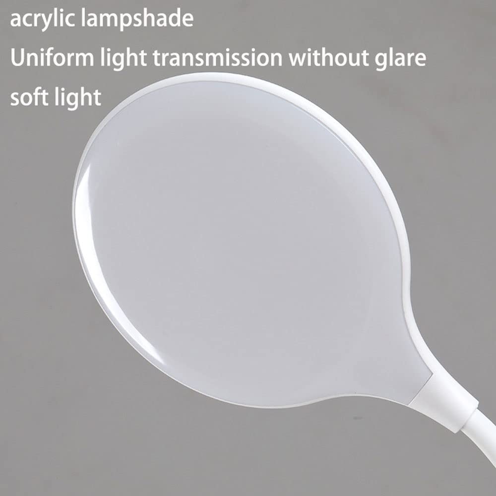 Lampe de bureau LED, lampe de bureau de lecture, 3200K-6500K, gradation continue, interrupteur tactile, lampe de travail de protection des yeux for l'étude, la lecture, l'artisanat, la couture, le tra