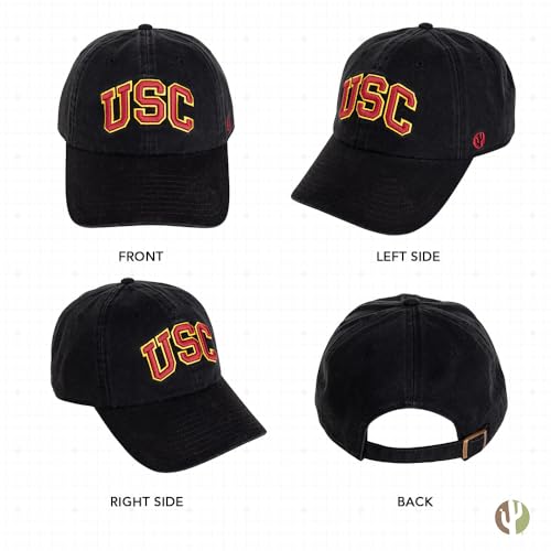 Gorra Deportiva USC Baseball Ajustable Negra miniatura 3