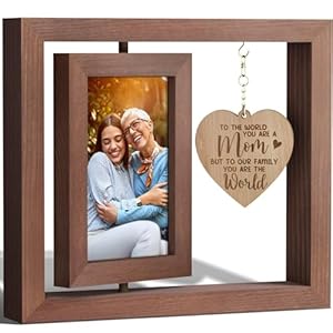Mom Gifts Valentines Day Gifts for Mom from Daughter Son Kids, Engraved Night Light with 5x7 Mom Picture Frame Solid Wood, New Mom Gifts Mother Son Picture Frame Mother-in-Law Birthday Gifts for Mom Mom Gifts Christmas Gifts For Mom From Daughter Son Mother Picture Frame Double Sided Display 4×6 Photo with Warm Heart Pendant Mother In Law Gifts From Daughter In Law Mom Birthday Gifts Tabletop