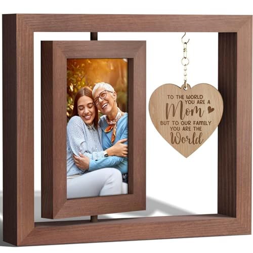Mom-Gifts-Christmas-Gifts-For-Mom-From-Daughter-Son-Mother-Picture-Frame-Double-Sided-Display-4x6-Photo-with-Warm-Heart-Pendant-Mother-In-Law-Gifts-From-Daughter-In-Law-Mom-Birthday-Gifts-Tabletop Mom Gifts Christmas Gifts For Mom From Daughter Son Mother Picture Frame Double Sided Display 4×6 Photo with Warm Heart Pendant Mother In Law Gifts From Daughter In Law Mom Birthday Gifts Tabletop