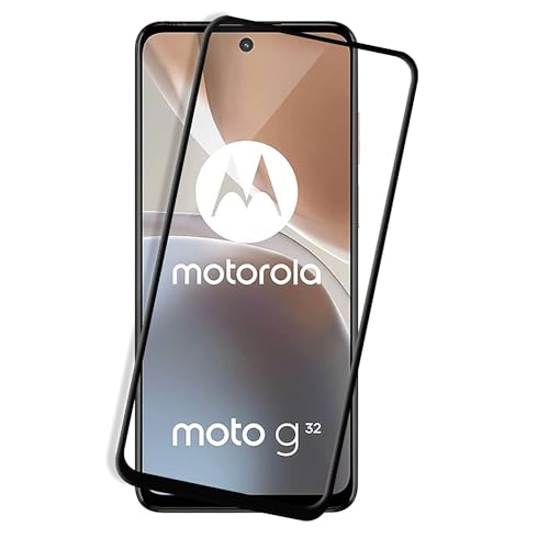 Image of DD SON Tempered Glass Screen Protector Compatible For Motorola Moto G32(11D) Smartphone With Edge To Edge Coverage And Easy Installation Kit,Black