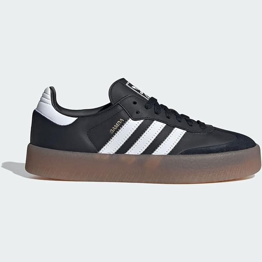 ●アディダス サンベイ ホワイト ブラック レザー スエード ガム 厚底 23 楽天市場】【15時までのご注文で即日発送！！】adidas SAMBAE W