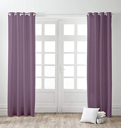 Today Rideau à Oeillets 140/260 Figue Rideau à Oeillets 140/260 Polyester 140 x 260 cm