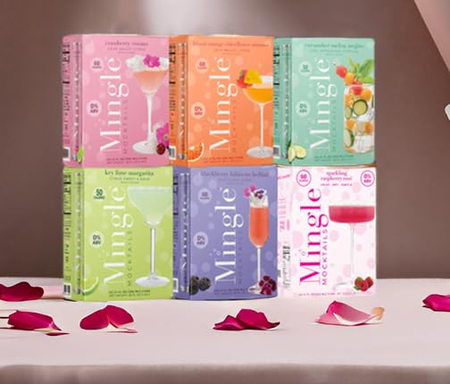 Amazon.com : Mingle Mocktails Variety Pack, Canned Non-Alcoholic Drinks ...