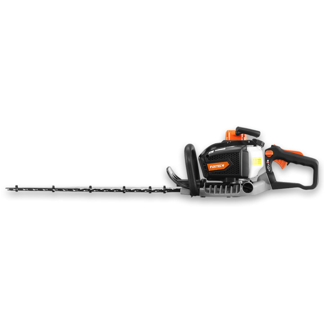 FUXTEC Cortasetos Profesional de Gasolina FX-MHP245-55cm - 24,5cm3 850W - Motor de 2 Tiempos - Cuchilla de 61cm - Mango ergonómico Giratorio