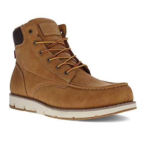 Levi's Men's Dean Oberyn 2 Ankle Boot, Wheat/Brown, 11.5