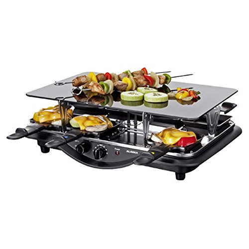 Preisvergleich Produktbild ALASKA RG 1211 G Raclette-Grill-Kombigerät, Thermostat