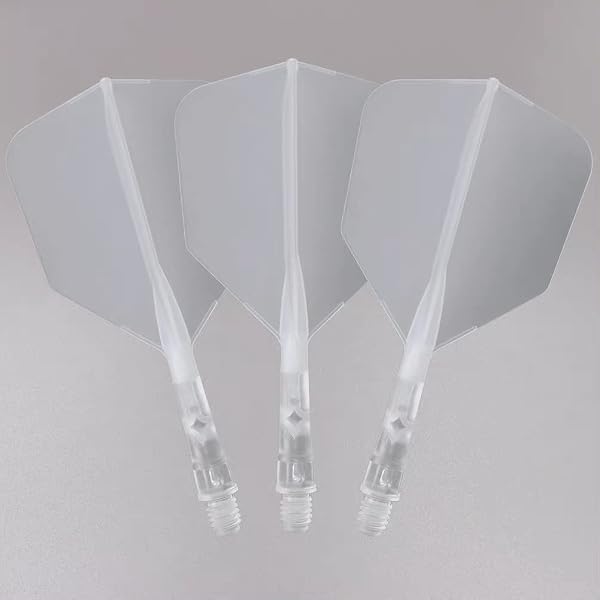 CUESOUL Rost T19 Arbre de fléchettes intégré et Vols en Forme de Grande Aile, Lot de 3 - 3