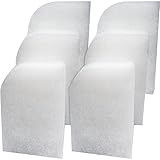 USEAMIE 6 Pack Water Polishing Pads Compatible with Quick-Clear, Mechanical Filter Media for Aquariums, Fit The 307/407 and 306/406, A244A1