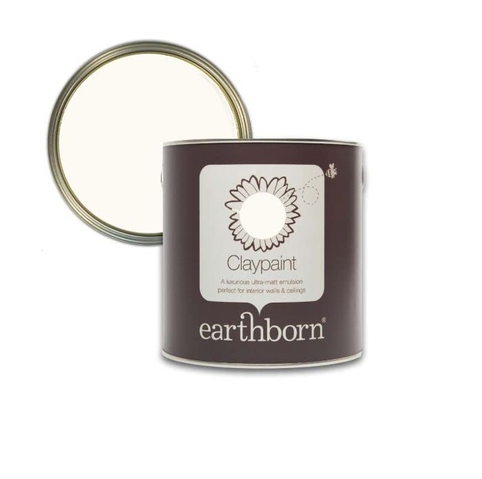 earthborn Claypaint, Breathable paint for Walls and Ceilings (Up Up Away, 5 Litre)