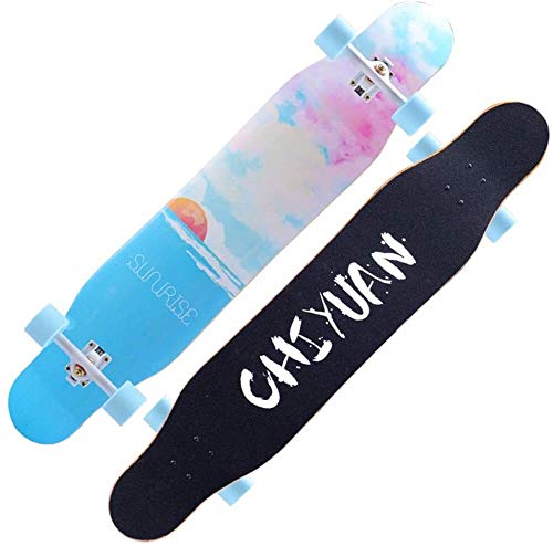 For Sale! Feceyq Skateboard Freestyle Longboard Student Dance Board Full Set of 7 AAA Maple Deck 46 ...