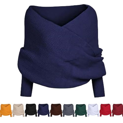 Sweater Scarf with Sleeves for Women,Fraye Herpar Scarf with Sleeves for Women,Shawl Scarfs Sweater Wrap Combination