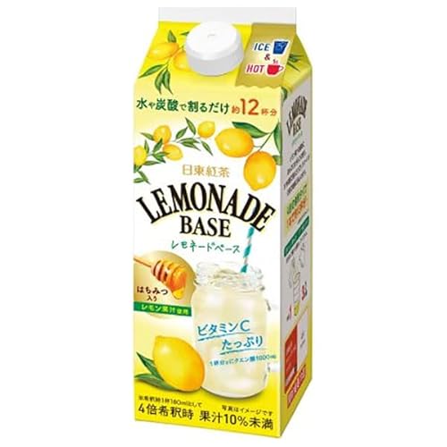 三井農林 日東紅茶 レモネードベース 490ml×12本