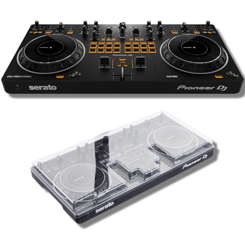 Pioneer DDJ-REV1 2-deck Serato DJ Controller with Decksaver DSLE-PC-DDJREV1 Pioneer