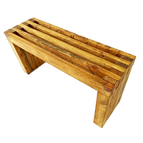 Bench For 2 People Outdoors, Handmade Vintage Style, Resistant And Beautiful. #TOP21