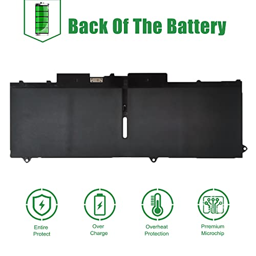 Image of 07KRV CPX-H4PVC 58Wh Laptop Battery Replacement for Dell Latitude 5530 5430 5530 7330 7430 7530 Precision 3570 P104F P104F005 P104F006 P137G Series 0H4PVC H4PVC O7KRV Y86WG 15.2V 3625mAh