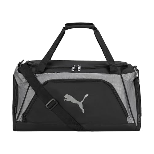 PUMA Accelerator Duffel Bag, Black Grey, OS