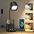LED Cute Desk Lamp with 2 USB Charging Port,1000LM Eye-Caring Study Lamp 3 Color Modes 4 Brightness Touch Control Table Lamp with Pen/Phone Holder,Gooseneck Desk Light for Home Office, Reading, Study
