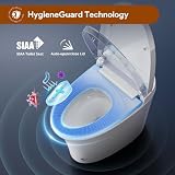 Uncle Brown Smart Toilet UBST12U, Luxury Bidet Toilet with Hygienic Water Cleanse & PlasmaClean Technology, Powerful 1000g MaP Flush Score, ADA Height, Auto Lid, Foam Shield, Safe Comfort