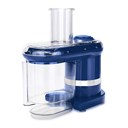 Electric mandoline & Food Slicer, Blue (Renewed)