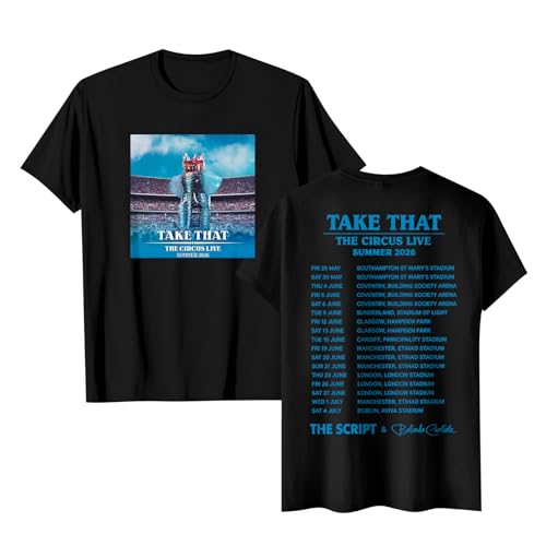 Take 2026 Tour Shirt Women The Circus Album Music Concert Tour Tshirt