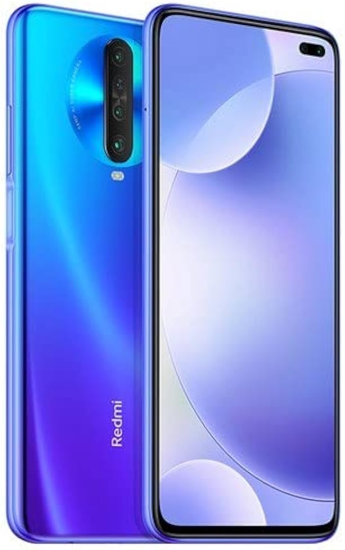 Xiaomi Redmi K30 4G LTE (256GB + 8GB) (NOT Verizon AT&T Cricket Straight Metro Talk) Quad Camera 6.67" + (w/Fast Car Charger) (Blue)