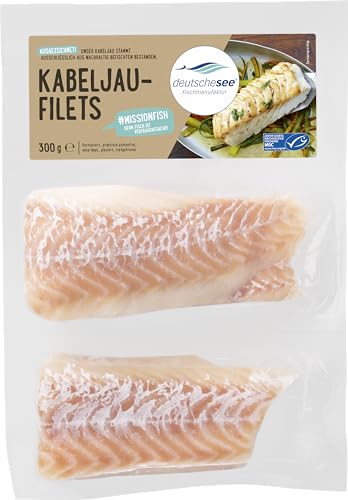 Deutsche See Kabeljau-Filets, 300 g