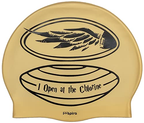 Bonnet en Silicone I Open at The Chlorine | Harry Potter | Bonnet de Natation | Bonnet de Bain | Bonnet de Piscine | Grand Confort et adhérence | Art e Natation Cover