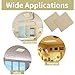 Torixqi 4 Pcs Fluorescent Light Covers - Light Covers for Ceiling Lights Classroom, Magnetic Light Filters for Office, Hospitals, Home 4 x 2 Feet (Warm Yellow)