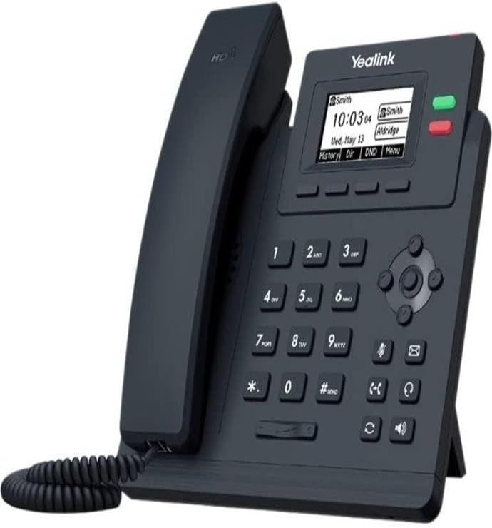 Teléfono IP SIP-T31P - Con cable - Con cable - Montable en la pared - Gris clásico | PoE, montable en la pared, filtrado de ruido inteligente