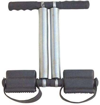 GymFreak Pure Steel Quality Double Spring Tummy Trimmer for Home Gym Ab Exerciser (Black)-image-24